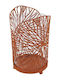 Atmosphera Candle Holder Metal in Orange Color 11x18.5cm 1pcs