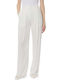 Women's Fabric Trousers White