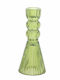 Beauty Home Noah Kerzenhalter Glas 6,5x6,5x15cm