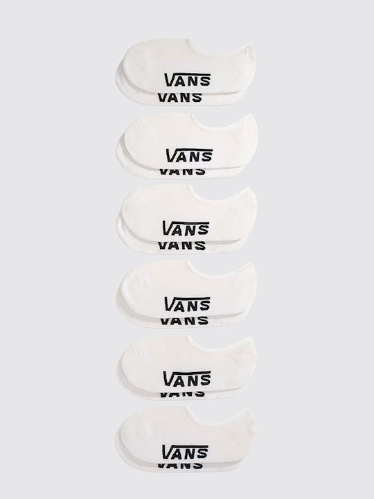 Vans Classic Κάλτσες Λευκές 6Pack