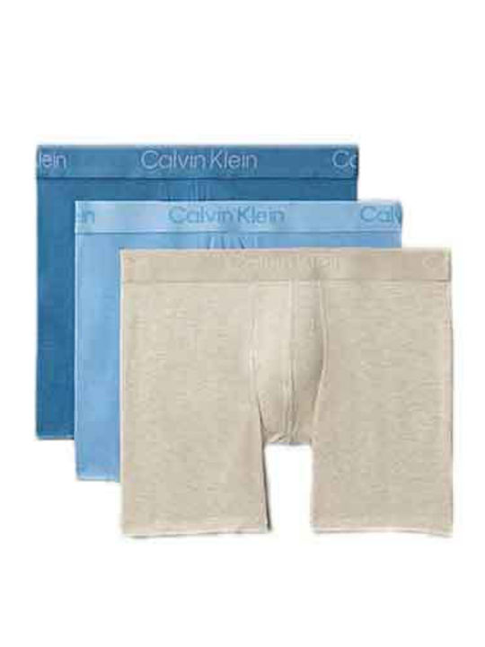 Calvin Klein Ανδρικά Μποξεράκια Ανοιχτό Γκρι, Σ...