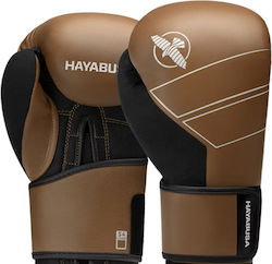 Hayabusa Γάντια Πυγμαχίας Δερμάτινα για Αγώνα Καφέ