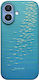 Pitaka Back Cover Aramid Fiber Plastic 1mm Blue for iPhone 17
