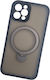 Naxius Back Cover Synthetic Leather with Strap Black (iPhone 12 / 12 Pro)