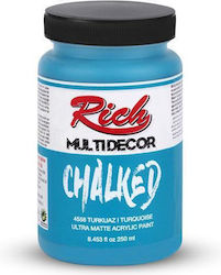 Rich Chalk Paint 250ml Turquoise