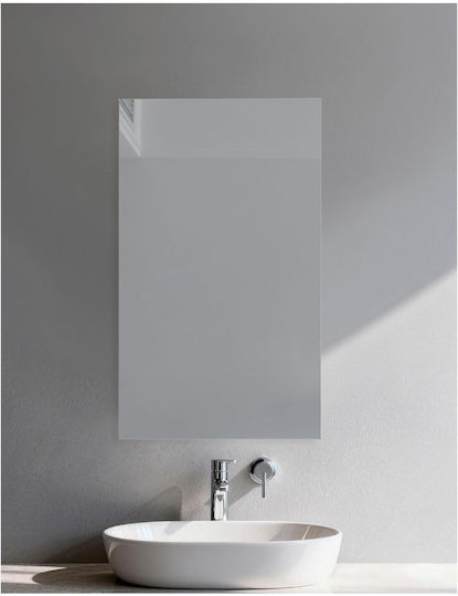 Sparke Oglindă De Baie Rectangulară 60x80cm Albă