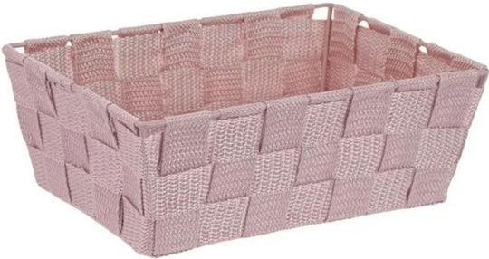 Плетено Кошница за съхранение Розов 22x15.5x8см 1бр
