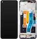 Screen with Touch Mechanism and Frame for RealMe 9 5G, RealMe 9 Pro 5G (Black)