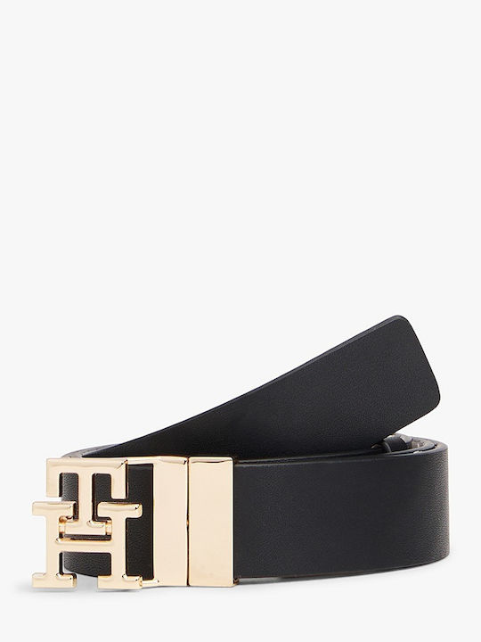 Tommy Hilfiger Reversible Leder Damen Gürtel Schwarz