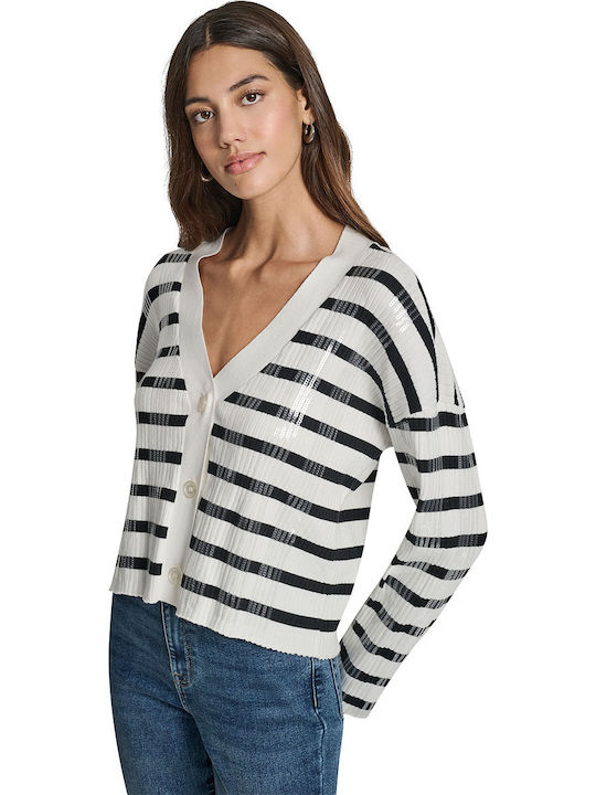 Women's Cardigan Black/ivory