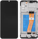Screen with Touch Mechanism and Frame for Samsung Galaxy A03s (Black)