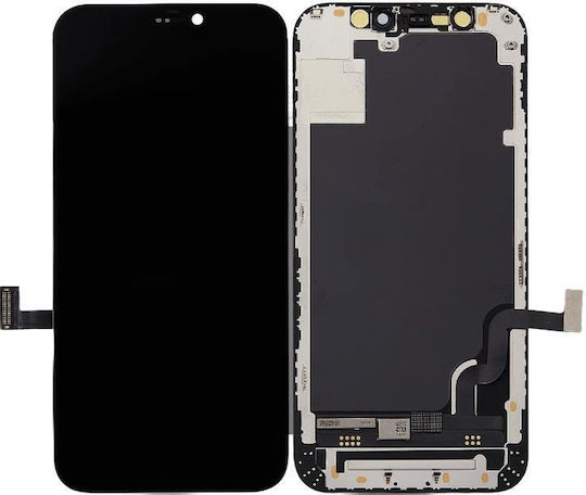 Οθόνη με Μηχανισμό Αφής για iPhone 12 Mini (Μαύρο)
