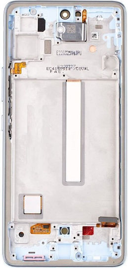 Samsung Screen with Touch Mechanism and Frame for Samsung A53 5G (Blue)