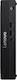 Lenovo V100q Mini PC (N-Serie N100/8GB DDR5/256GB SSD/W11 Pro)