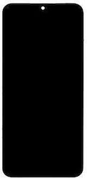 Bildschirm Display + mit Rahmen für Samsung A175, Samsung A176 Galaxy A17 4G/5G (Schwarz)