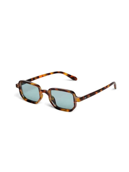 AV Sunglasses Kaia Unisex Γυαλιά Ηλίου με Καφέ Κοκκάλινο Σκελετό και Πράσινο Φακό