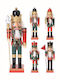 JK Home Decoration Weihnachts-Nussknacker aus Hölzernes (Verschiedene Designs/Farben)