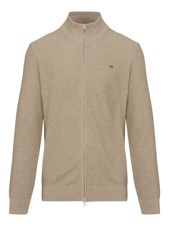 Gant Herren Strickjacke Beige