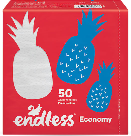 Endless Economy Салфетки 50 Опаковки Бели 77гр