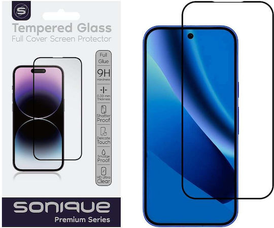 Hardy Glass Sonique Premium Series HD Full Cover 9H Google Pixel 10a 5G Black