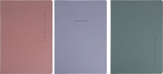 Street Notebook Ruled A4 1pcs (Μiscellaneous Designs/Colors)