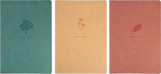 Street Notebook Ruled A4 1pcs (Μiscellaneous Designs/Colors)