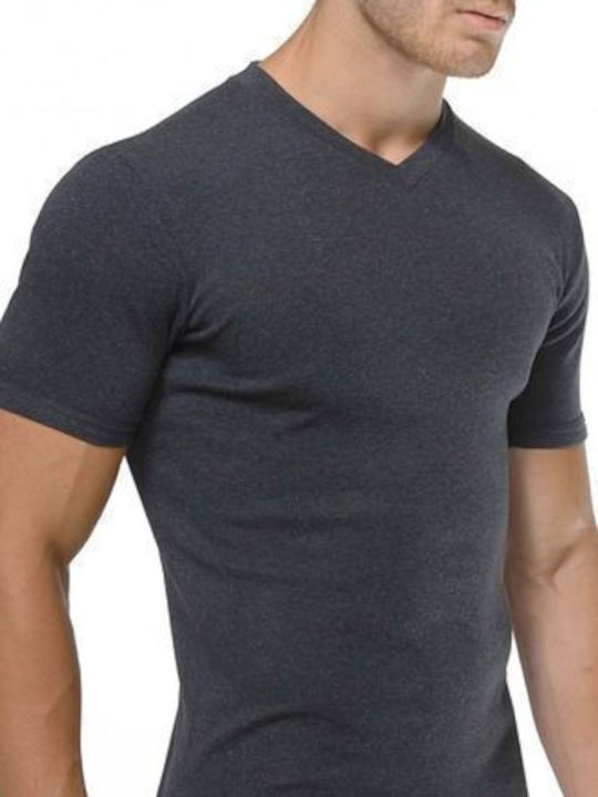 Helios Men's Undershirt Short-sleeved Black