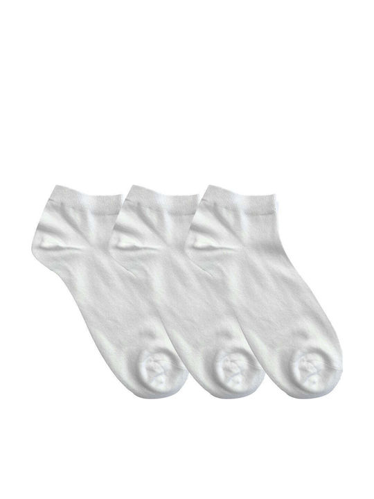 Ansin Ανδρικές Κάλτσες Λευκό 3Pack