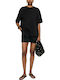 Bluza Damă Oversized Tricou Negru