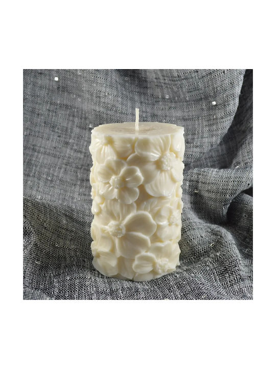 Lumânare Coloană 3D Margarete Cozonac