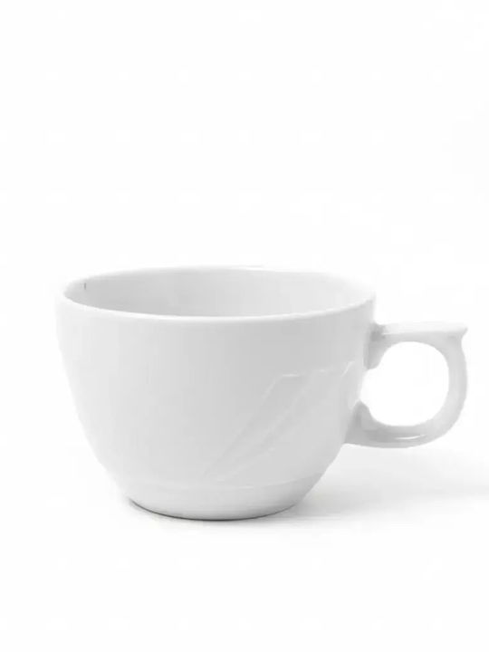 Apulum Cup Cappuccino Porcelain White 190ml