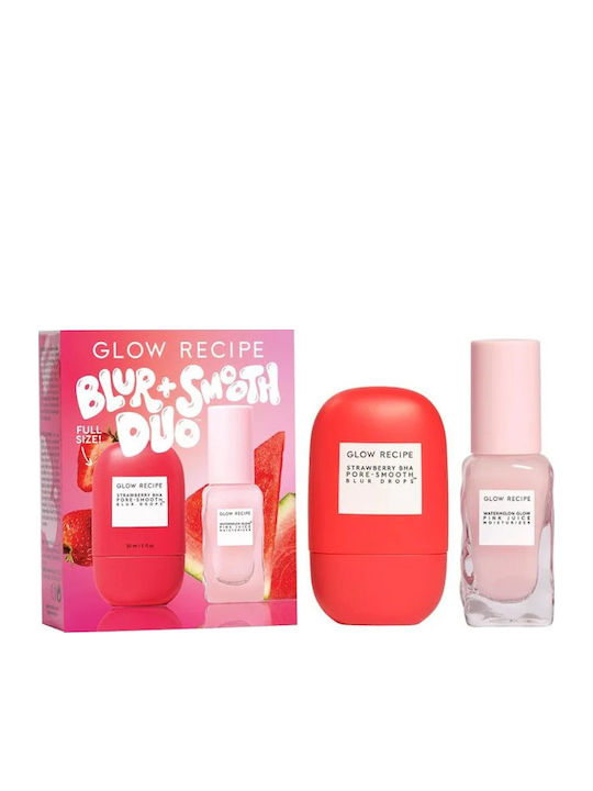 Glow Recipe Blur + Smooth Duo Σετ Περιποίησης για Λάμψη 2τμχ