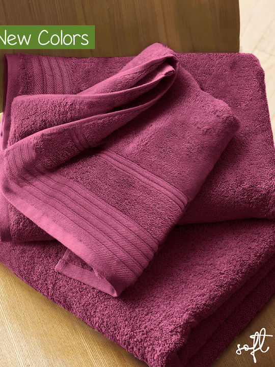 Cosy Life Bath Towels Set 3 pcs Soft Line Dark ...