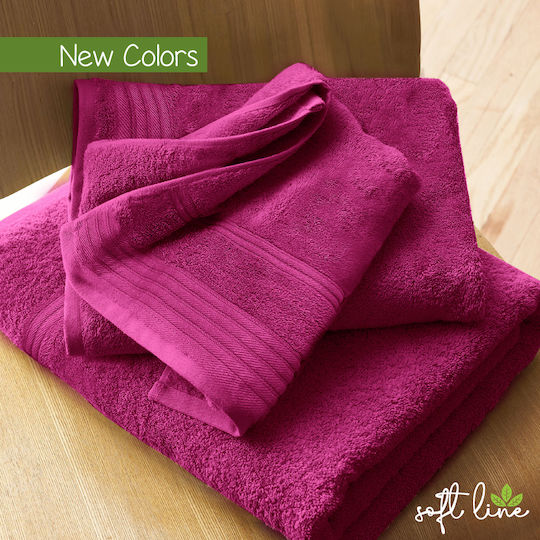 Cosy Life Σετ 3τμχ Soft Line Φούξια Βάρους 500gr/m² Cosy Life Σετ 3τμχ Soft Line Φούξια Βάρους 500gr/m²