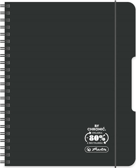 Herlitz Spiral Hefte Geregelt B5 80 Blätter 2Stück