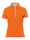Damen Polo T-Shirt Payper Leeds Orange