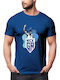 Sportliches T-Shirt Royal Blue