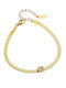 FantazyStores Women's Bracelet with design Heart made of Steel Gold Plated