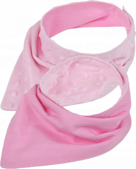 BabyMam Σαλιάρα Υφασμάτινη με Αυτοκόλλητο Pink