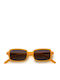 Red Raven Caldera Unisex Sunglasses with Yellow Frame and Gray Polarized Lens 46774507995470