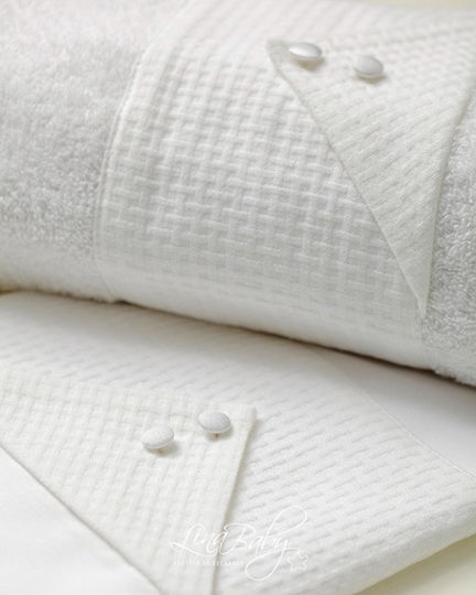 Lina Baby Set Christening Oilcloths White 2 Pieces