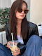 King Unisex Γυαλιά Ηλίου με Καφέ Σκελετό και Μπλε Polarized Φακό SUNKI345-SN015