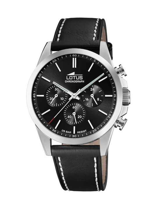 Lotus Watches Мъжки Часовник На Батерия С Черна...