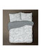 Isadore Lorraine Sheet Sets Queen 240x260cm. Limited Edition Azalea (neutral-grey) 4pcs