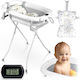 Ricokids Babybadewanne mit Basis mit Thermometer Weiß