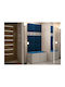 Hartford 267 Eingangsmöbel mit Spiegel Cashmere 84x46x186cm