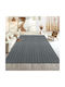Homeone Mοrsal All Season Teppich Kamin Rechteckig Synthetisch,Polyester/Cotton/Leather Grey