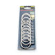 Metallic Bathroom Curtain Rings 33mm 10 Pieces Silver Colour Option