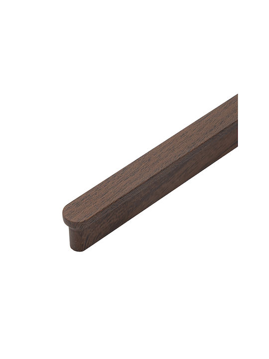 Roline Handle Furniture made of Metallic & Wooden Walnut ICP-14052-160mm 1pcs