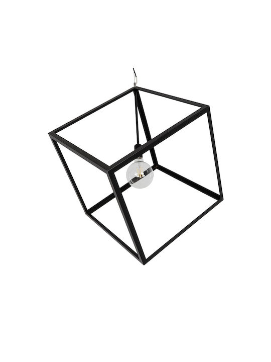 GloboStar Cube Pendant Light Black with Socket ...
